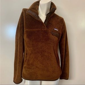 Patagonia cozy teddy pull over, brown